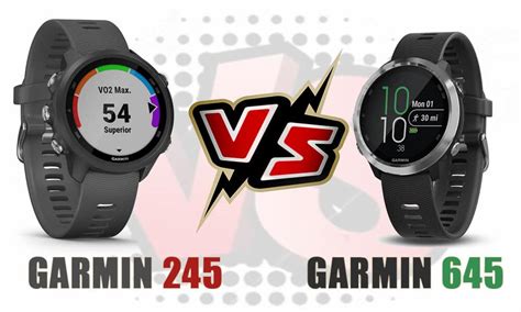 Garmin Forerunner 245 vs Garmin Forerunner 645 Music .